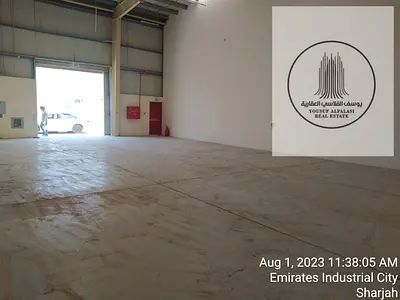 Warehouse for Rent Al Sajaa Industrial 2500 Sqft 15 KW Prime Location