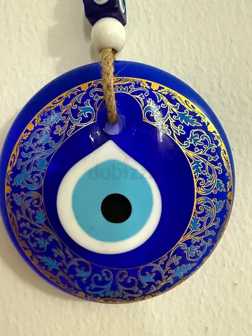 Decorative Blue Evil Eye Wall Hanging (Glass)