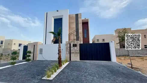 فيلا تشطيب اوروبى مع روف شامل الرسوم والماء والكهرباء والتكييف