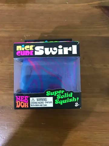 Nice Cube Swirl Needoh - Super Solid Squish Stress Toy (new in box)