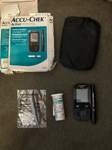 Accu-Chek Active Glucometer Kit with Accessories