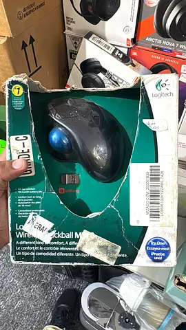 Logitech Wireless Trackball Mouse (M570) - Used, Working