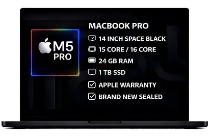 MacBook Pro M5 Pro 14” 24GB RAM 1TB SSD