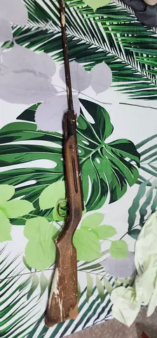 Vintage wooden air rifle / decorative replica — Can place on wall, Antique Collection.