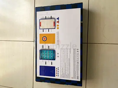 Tabletop Multi-Game Set (Air Hockey / Foosball / Curling) - New in Box