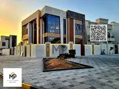 Modern corner villa with 5 bedrooms, registration fees included, in Al-Haliou 1 area. Super deluxe f