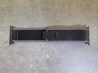 Genuine Apple Watch Band - Trail Loop - 49mm - Black/Charcoal - S/M