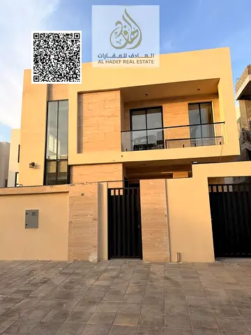 Villa for sale, cash or bank financing available, Al Yasmin area, Ajman, 5 bedrooms