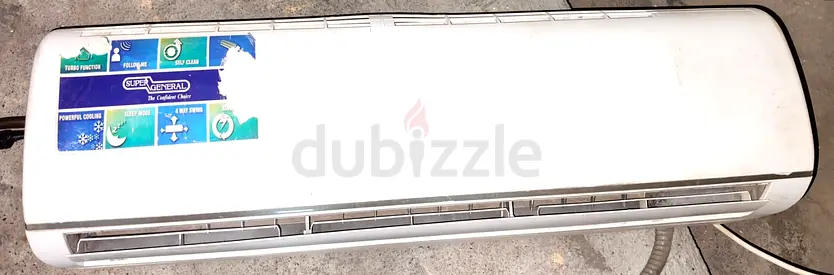 Used wall-mounted split air conditioner (indoor unit) - working condition