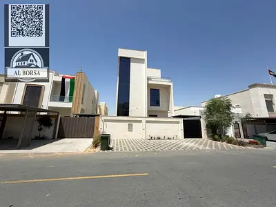 For sale, a villa in Al Zahya, two floors and a roof, 6 rooms and a living room, the price is 1,300