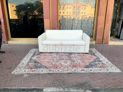 Natuzzi Two Seater Sofa bed Beige