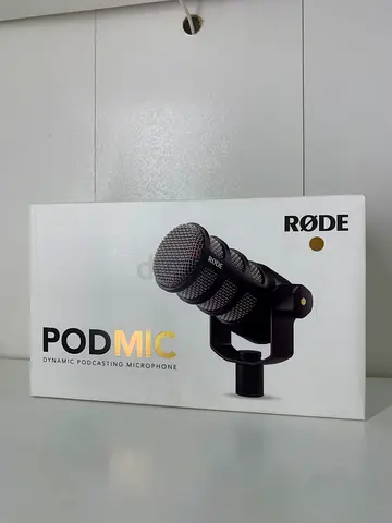 Rode PodMic Black , New [ Warranty ] , Podcast , Streaming ,Invoice