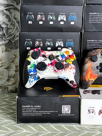 Professional Wireless Controller with Colorful Paint Design