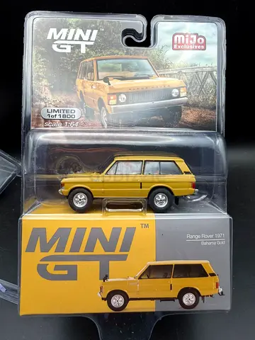 Mini GT 1:64 Range Rover 1971 Bahama Gold Limited Edition (1 of 1800) - Mint in Box