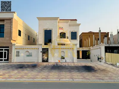 فيلا بسعر شامل رسوم الكهرباء والمياه والمكيفات على الشارع الرئيسي جاهزة للسكن في أرقي مناطق عجمان تملك حر لجميع الجنسيات..