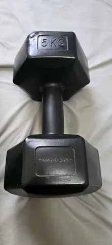 Double 5kg Hex Dumbbell — Good Condition