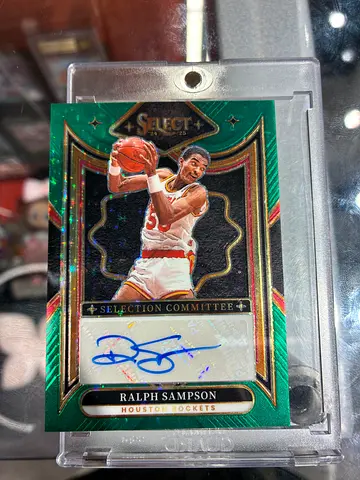 Signed Ralph Sampson Select Collection Basketball Card (Encapsulated) 01/49