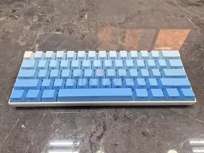 STRAIGHT FROM FACTORY ForgeAnt H61K 60% Mechanical Keyboard Sky Blue | USB and USB to USB-C
