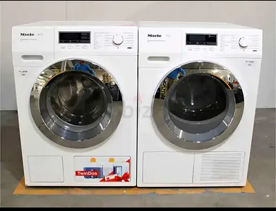 Free Delivery- Pair of Miele 8KG Washer 8KG 💯 Dryer Separate Set Latest Model With Digital Clock