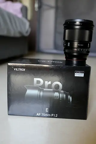 Viltrox 75mm f1.2 pro lens