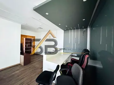 AC Free Glass Partition Office with Private Pantry & Bath | Prime Location