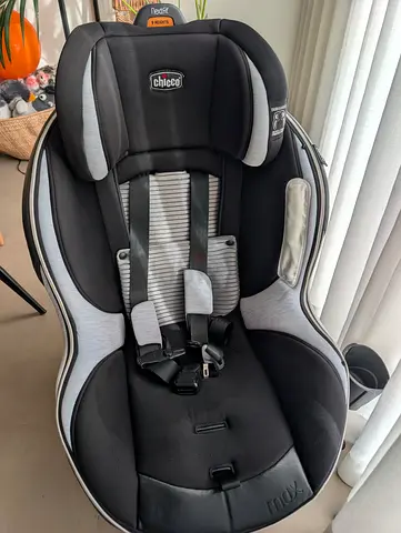 The Chicco NextFit convertible car seat from newborn to toddler