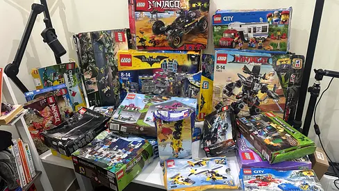 Lot of LEGO sets  — Ninjago, Batman, and more — assorted pieces for kids/collectors