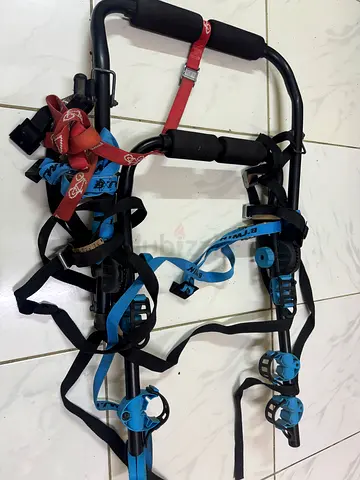 Used Bike Carrier Rack (holds 3 bikes) with straps