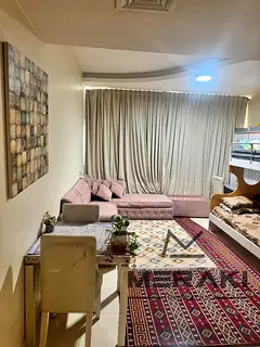 A distinctive one-bedroom apartment with a living room in the Orient Towers at a special price, also