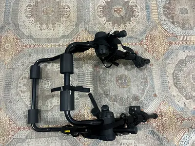 Bicycle carrier attachment with car