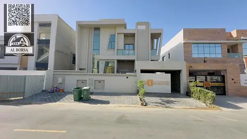 🏡 فيلا للإيجار بالياسمين عجمان | 5 غرف ماستر + مجلس وصالة + غرفة خادمة | كهرباء مواطن | 110 ألف 💸