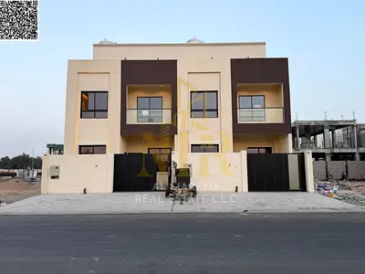 Modern villa for sale in Al Helio 2 | Two floors + roof | 4 master bedrooms | Land area 1,722 sq ft