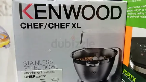 Kenwood Chef/Chef XL Stand Mixer with Stainless Steel Bowl