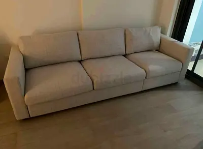 Excellent condition Ikea vimle three seater sofa bed with mattresses Brand new