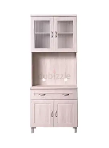Tall Kitchen Storage Cabinet – Brown 80cm