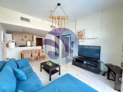 Furnished 1BR | Pool View | Balcony | Royal Residence 1
