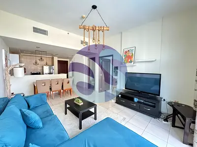 Furnished 1BR | Pool View | Balcony | Royal Residence 1