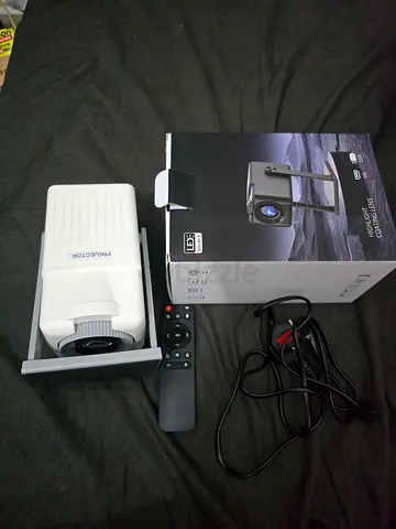 Portable Mini Projector with Remote and Box - 100% Good Working Condition not used condition
