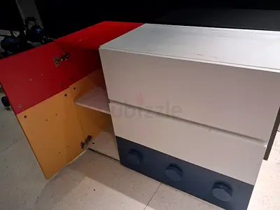 LEGO Style Kids Storage Cabinet