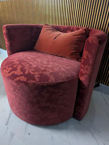 Italian Round Sofa with cushion