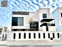 Corner villa in Al-Haliyo, 5000 sq ft, with a swimming pool, elevator, roof terrace, and very spacio