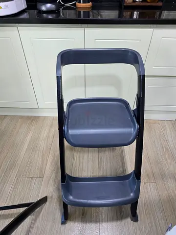 Compact 3-step Folding evenflo higb chair- Dark Grey