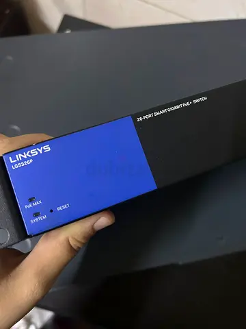 Linksys LGS326P 26-Port Smart Gigabit PoE+ Switch