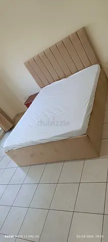 Queen size storage bed including madical mattres available