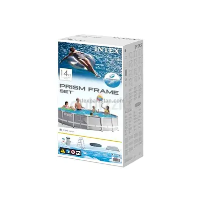 Intex Prism Frame Above-Ground Swimming Pool Set (14 ft) - New in Box
