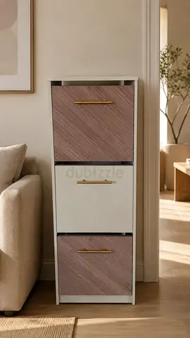 Shoe Cabinet 3 compartments fits 12 pairs