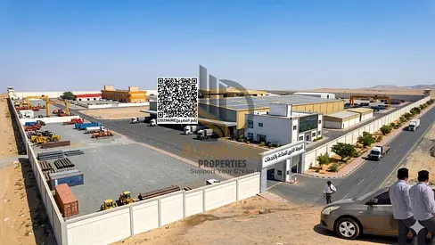 🏗 **Storage Yard for Annual Rent – ​​Umm Al Quwain**