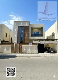 For sale in Ajman, villa in Al Bahia area. G+1. The villa consists of 5 master bedrooms, a majlis an