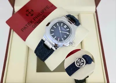 Patek philippe watch with cloth strap