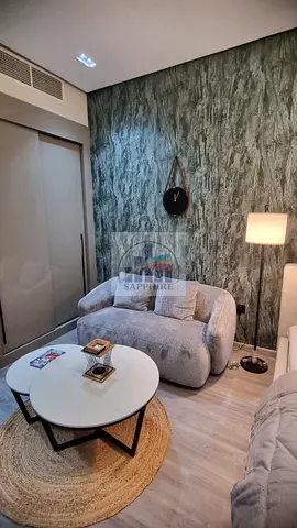 GIVE OFFER/ Furnished Studio | Binghatti Crystals | Balcony | Community View